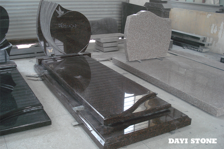 Tan Brown Granite Stone Headstones - Dayi Stone